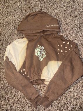 Darc Sport Tie-dye Cropped Hoodie